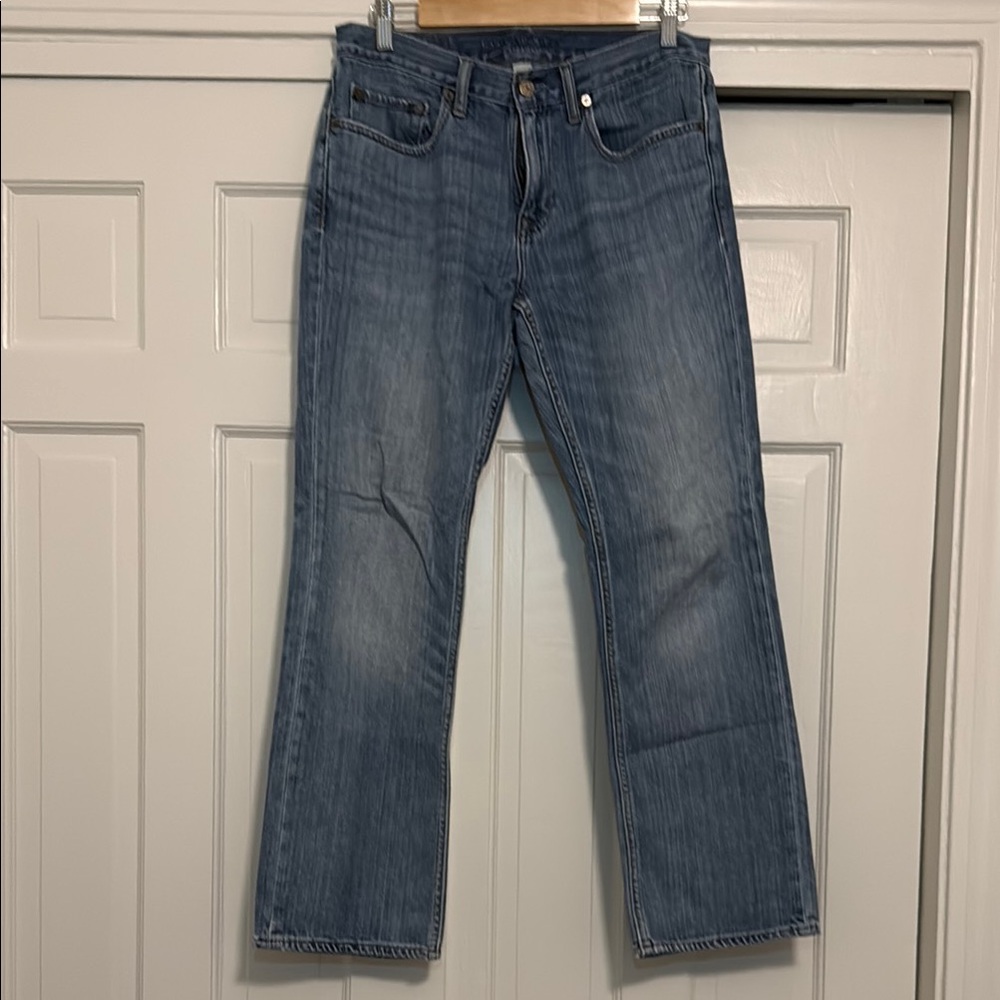 Banana Republic Blue Straight Jeans Timeless Style - Size 30 x 30